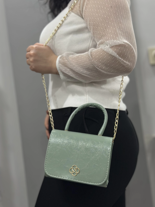 Mint cilt krash çanta