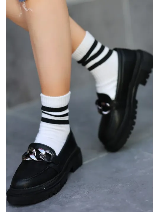 Biga Siyah Cilt Ayakkabı Biga Siyah Cilt Ayakkabı