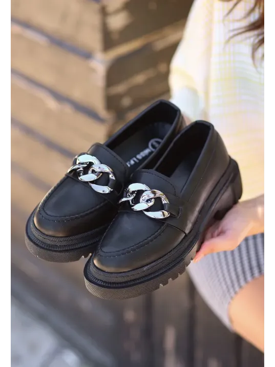 Biga Siyah Cilt Ayakkabı Biga Siyah Cilt Ayakkabı