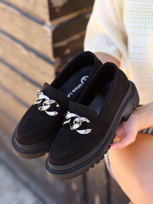 Biga Siyah Süet Ayakkabı Biga Siyah Süet Ayakkabı