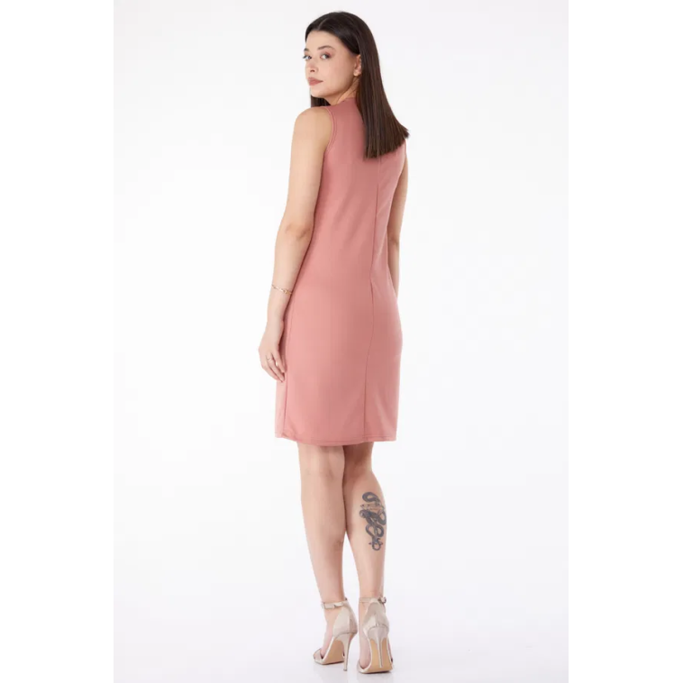 Bisiklet Yaka Kadın Mini Elbise Bisiklet Yaka Kadın Mini Elbise