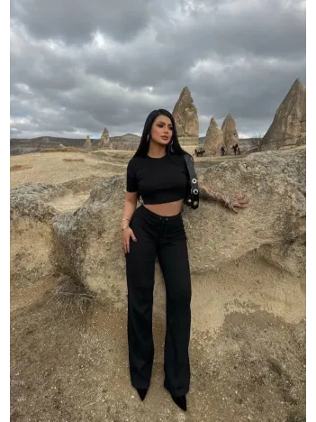 Bol Paça Pantolonlu Alt Üst Takım