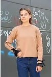 Boncuklu Bile Detaylı Kazak Vizon