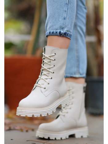 Bria Bej Cilt Bağcıklı Bot Bria Bej Cilt Bağcıklı Bot