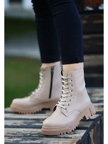 Bria Nude Cilt Bağcıklı Bot Bria Nude Cilt Bağcıklı Bot