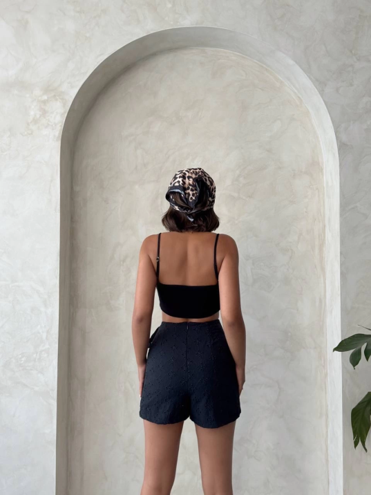 Brodeli şort etek s255075 Brodeli şort etek s255075