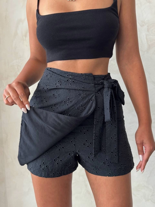 Brodeli şort etek s255075 Brodeli şort etek s255075