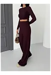 Bubble Alt Üst Takım Bordo Pt510446