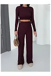 Bubble Alt Üst Takım Bordo Pt510446