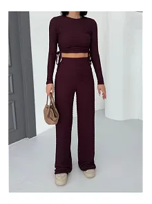 Bubble Alt Üst Takım Bordo Pt510446