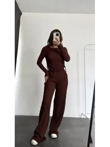 Bubble Alt Üst Takım Kahve Pt510446