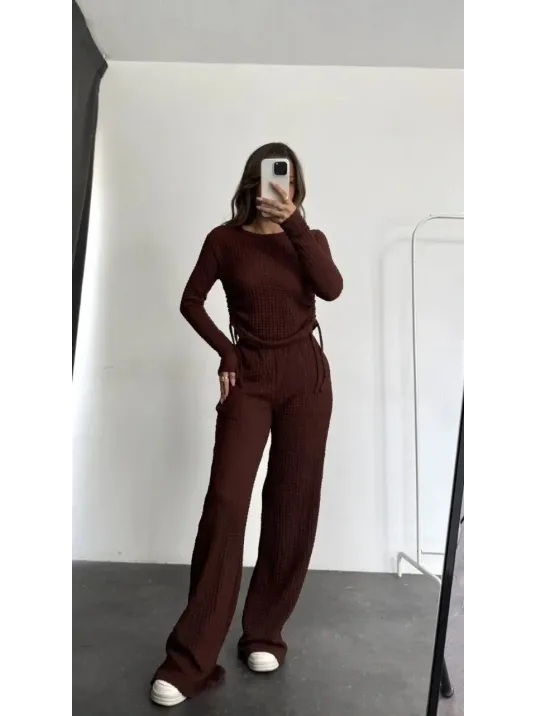 Bubble Alt Üst Takım Kahve Pt510446