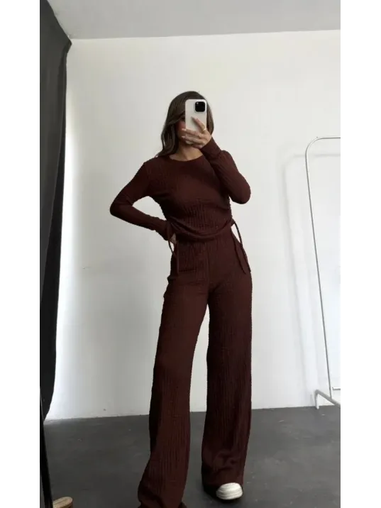 Bubble Alt Üst Takım Kahve Pt510446