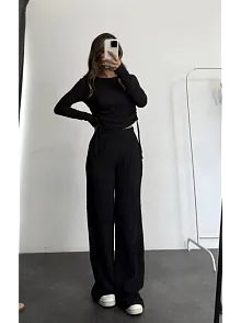 Bubble Alt Üst Takım Siyah Pt510446
