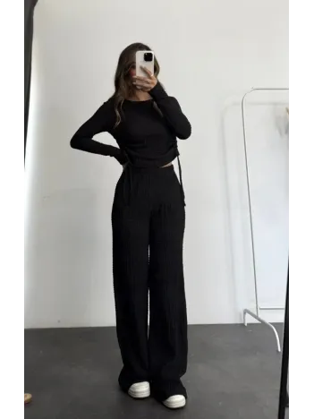 Bubble Alt Üst Takım Siyah Pt510446