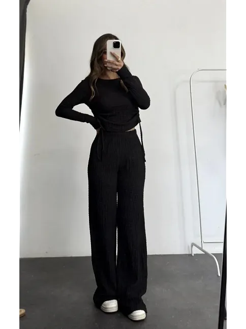 Bubble Alt Üst Takım Siyah Pt510446