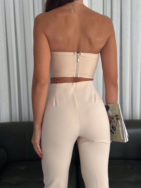 Büstiyer pantolon takım s1011 Büstiyer pantolon takım s1011