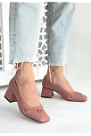 Cande Pudra Cilt Topuklu Ayakkabı