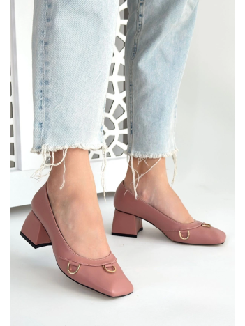 Cande Pudra Cilt Topuklu Ayakkabı Cande Pudra Cilt Topuklu Ayakkabı