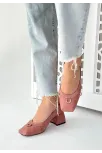 Cande Pudra Cilt Topuklu Ayakkabı Cande Pudra Cilt Topuklu Ayakkabı