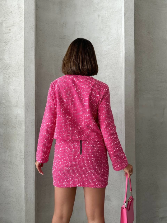 Ceketli etek takım chl kumaş fuşya h24443 Ceketli etek takım chl kumaş fuşya h24443