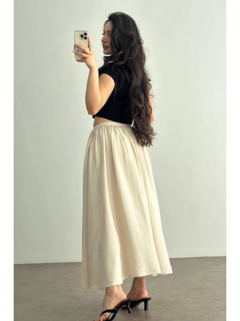 Cepli keten etek bej kz24 Cepli keten etek bej kz24