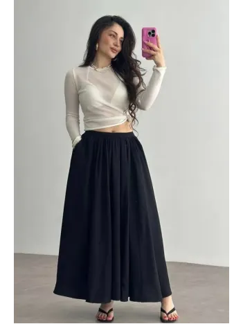 Cepli Keten Etek Siyah Kz24