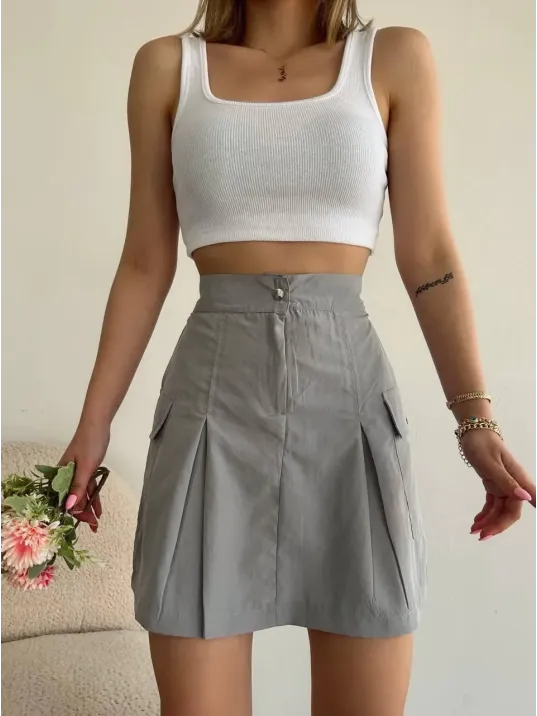 Cepli Paraşüt Etek S241021 Cepli Paraşüt Etek S241021