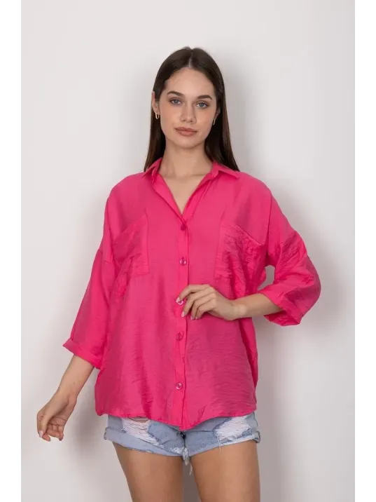 Cepli Salaş Gömlek T1010 Cepli Salaş Gömlek T1010