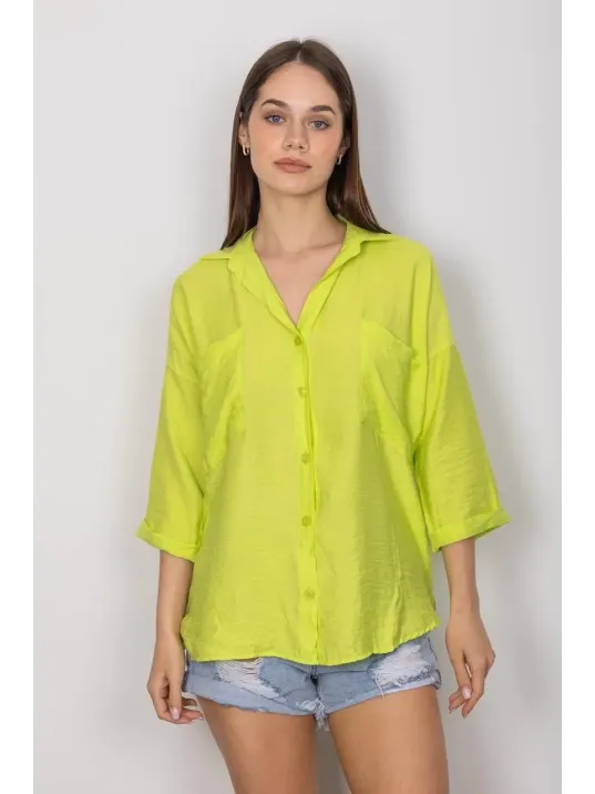 Cepli Salaş Gömlek T1010 Cepli Salaş Gömlek T1010