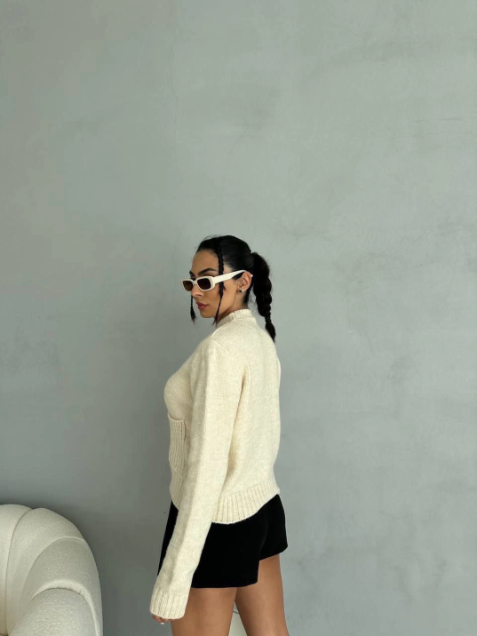 Cepli triko kazak krem Cepli triko kazak krem