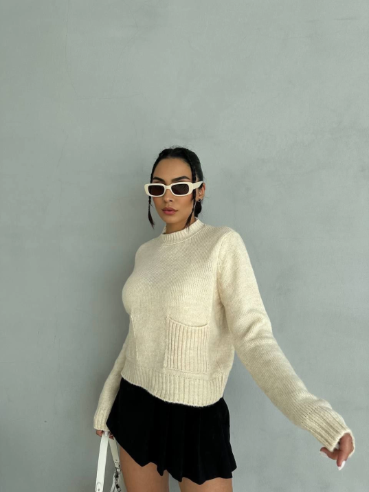 Cepli triko kazak krem Cepli triko kazak krem