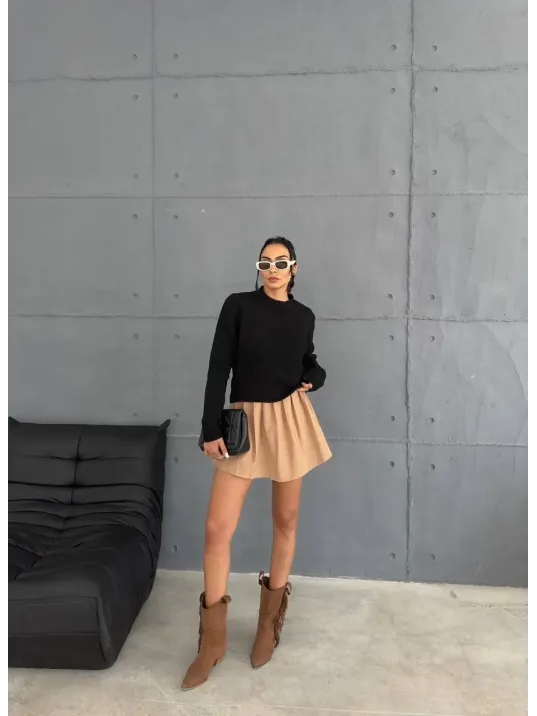 Cepli Triko Kazak Siyah