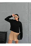 Cepli Triko Kazak Siyah