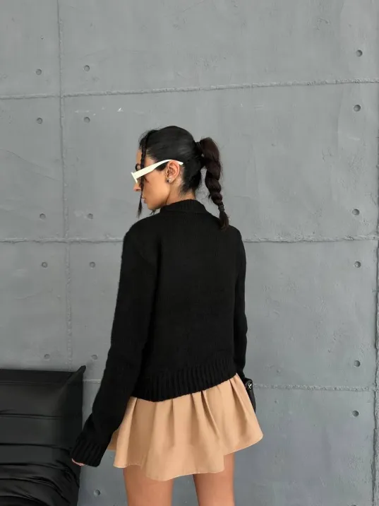 Cepli Triko Kazak Siyah