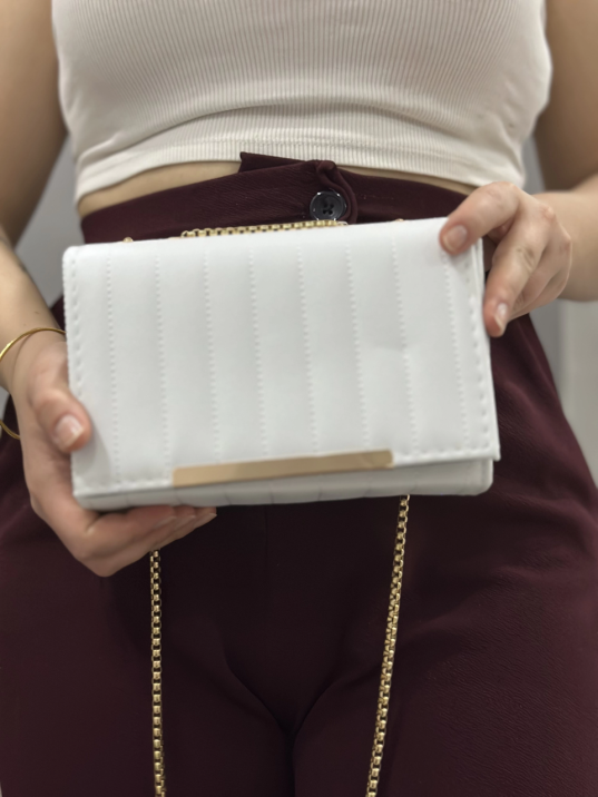 Cessi beyaz cilt çanta