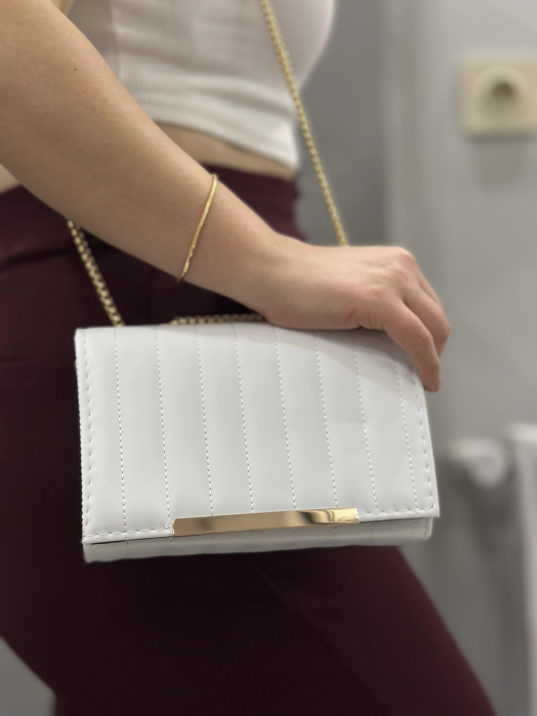 Cessi beyaz cilt çanta