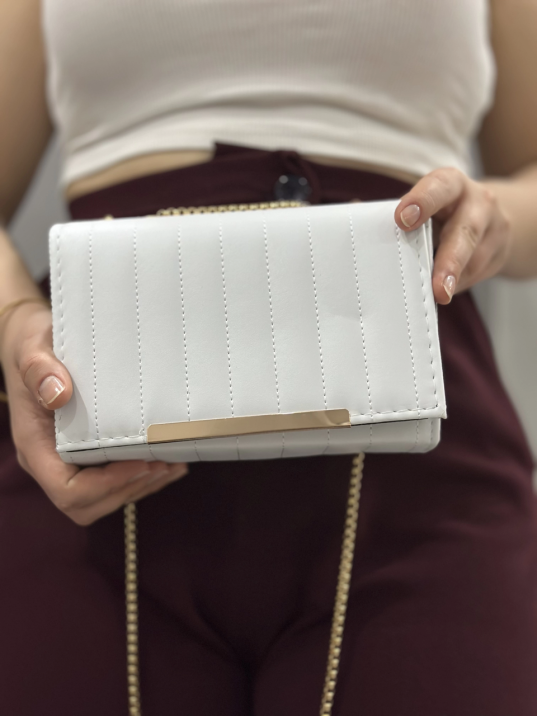 Cessi beyaz cilt çanta