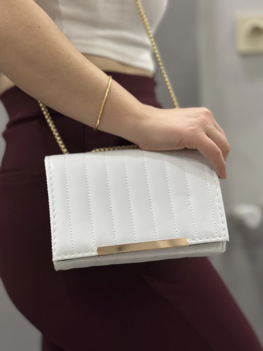 Cessi beyaz cilt çanta