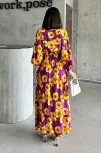 Çiçek Baskılı Elbise