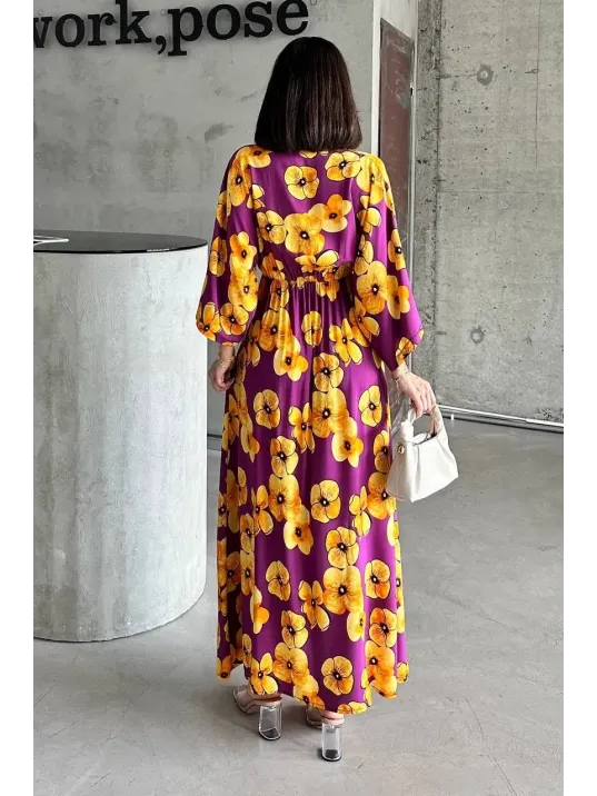 Çiçek Baskılı Elbise