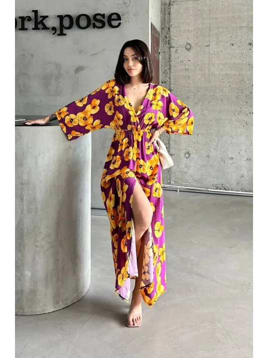 Çiçek Baskılı Elbise