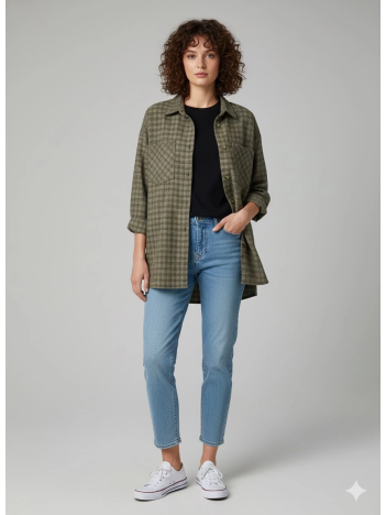 Çift cepli oduncu gömlek vizon ha1212789 Çift cepli oduncu gömlek vizon ha1212789