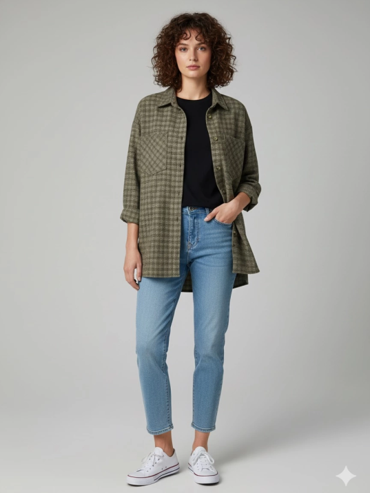 Çift cepli oduncu gömlek vizon ha1212789 Çift cepli oduncu gömlek vizon ha1212789