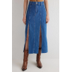 Çift yırtmaçlı jean etek s140 Çift yırtmaçlı jean etek s140