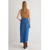 Çift yırtmaçlı jean etek s140 Çift yırtmaçlı jean etek s140