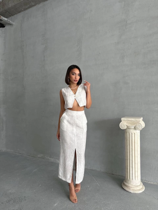 Çilek takım etek yelek Çilek takım etek yelek