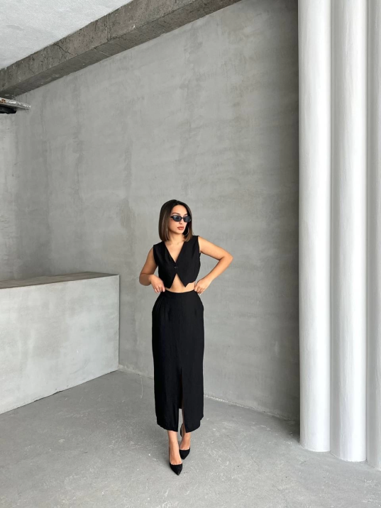 Çilek takım etek yelek Çilek takım etek yelek