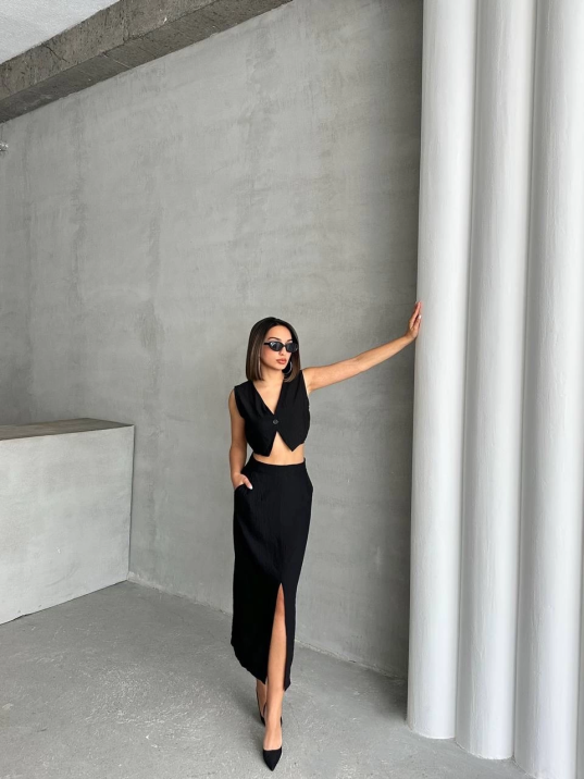 Çilek takım etek yelek Çilek takım etek yelek