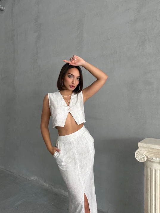 Çilek takım etek yelek Çilek takım etek yelek